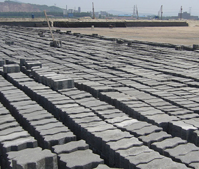 Jiangsu Nanjing Longtan Port Yard Interlocking Block Project