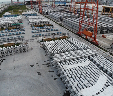 Prefabrication Project of Accropode Blocks for Artificial Island and Main Line Weir Construction Section of Shenzhen–Zhongshan Bridge