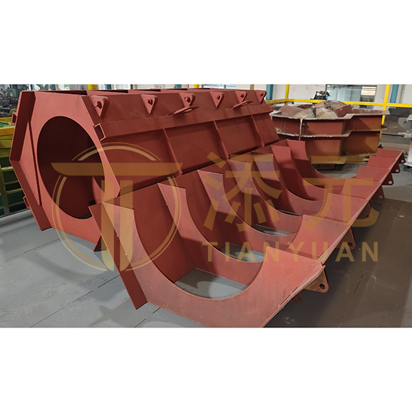 Six Connected Hollow Nut Block Steel Mould