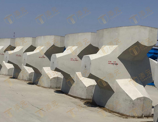 2017 Prefabrication of Accropode Blocks for Siltation Promotion and Reclamation Project of Yushan in Daishan, Zhoushan